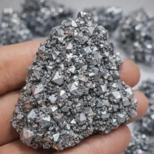 titanium ore raw mineral close up rutile ilmenite structure