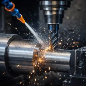 cnc machining titanium metal cutting heat buildup tool wear precision